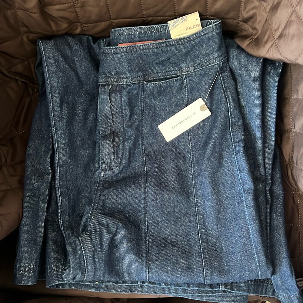 Anthropologie Pilcro High-Rise Wide-Leg Trouser Jeans
